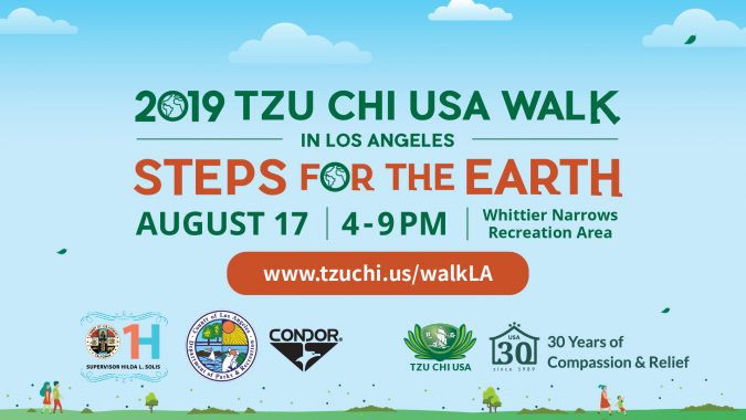 Win A Round-Trip Flight to Taiwan and Other Prizes at the Tzu Chi USA Walk: “Steps for the Earth” in LA