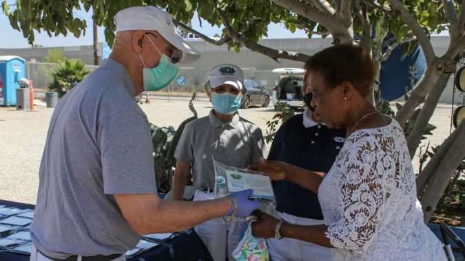 Tzu Chi USA Distributes Masks After the Bobcat Fire in Monrovia, CA
