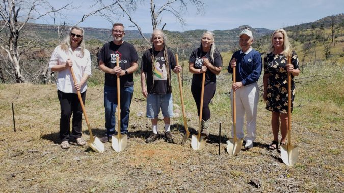 Tiny Home, Sweet Home: Groundbreaking Gets Underway for Camp Fire Survivors