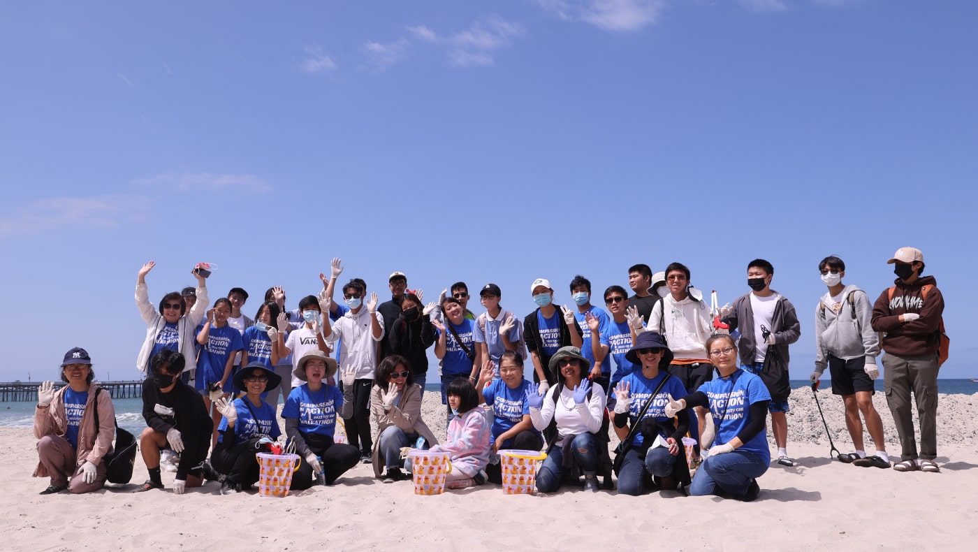 TzuchiUSA-HQ Tzu Shao beach cleaning-May 2022-4