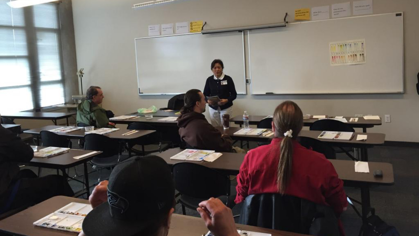 Jing Si Aphorisms help ex-offenders gain wisdom, offering support on their journey of reentering society and finding the right direction in life. Photo/Courtesy of Tzu Chi USA Seattle Branch