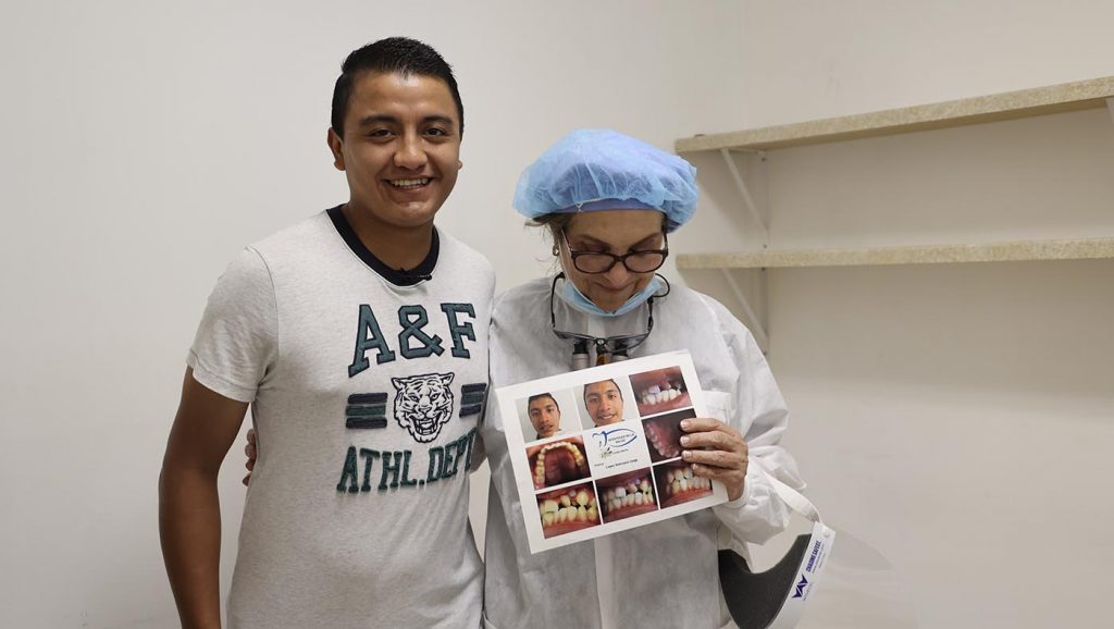 Dr. Lucero (right), and patient Jorge G Lopez
