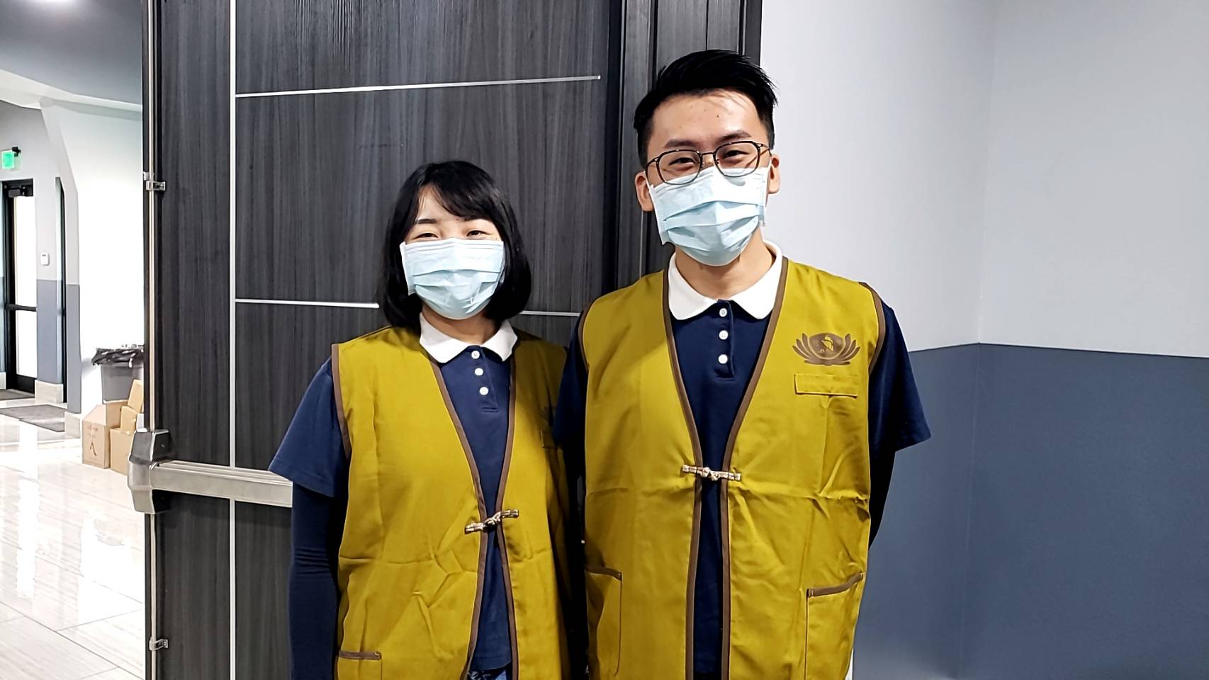 Yaci Li and Zhi’an Shi came to Florida to offer their care in overseas disaster relief for the first time