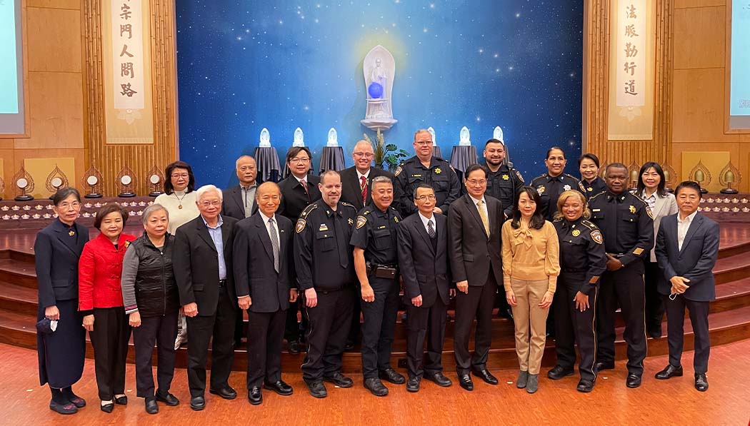 Tzu Chi Houston volunteers and guests group photo