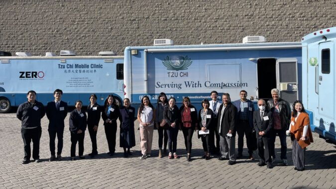 Tzu Chi staff and members of APIAHF