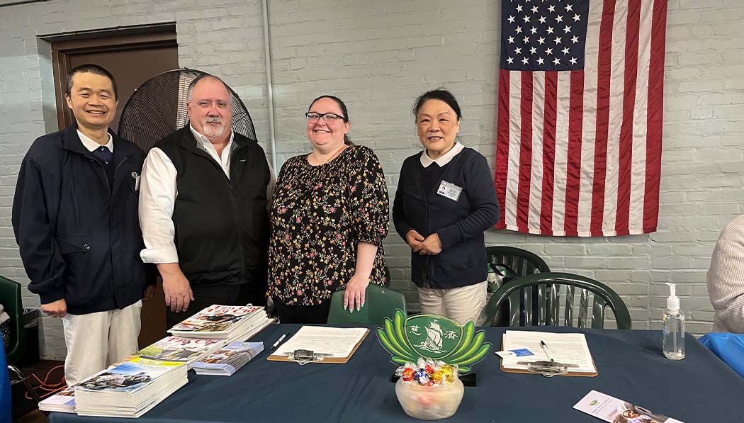 New Bedford, Massachusett government staffs and Tzu Chi volunteers