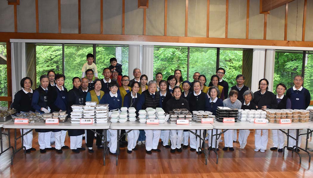 Tzu Chi DC Food Sale Fundraising volunteers group photo