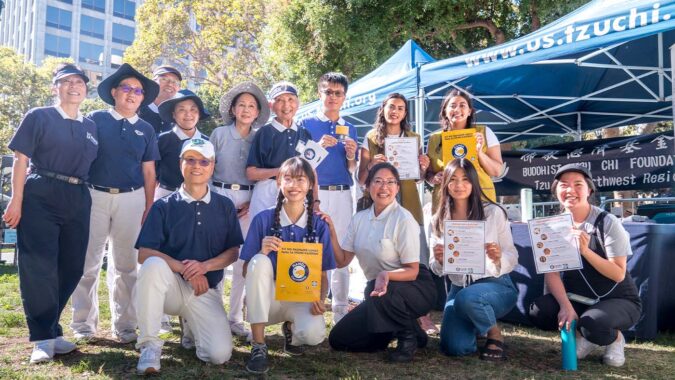 Tzu Chi San Jose volunteers and UC Berkeley Tzu Ching group photo