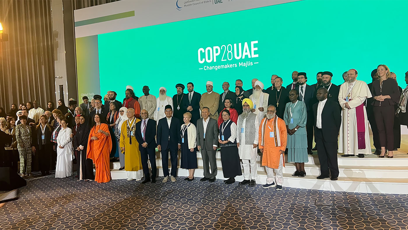 Global Faith Leaders' Summit 2023 group photo
