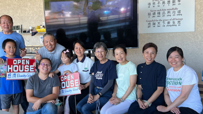 Tzu Chi Elementary School staff, teachers, students and parents