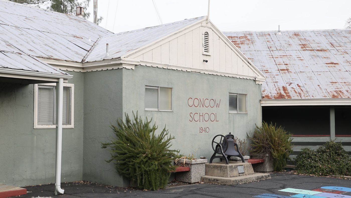 Concow Elementary School, the venue of the event. Photo/Kitty Lu