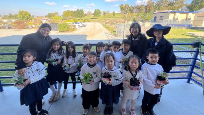 In response to the "Great Kindness Challenge", the children took home saplings and brought home green concepts and green actions!