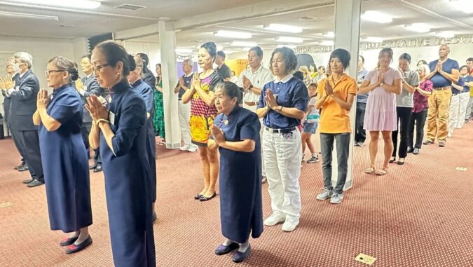The Buddha Bathing Ceremony to celebrate the three festivals in one is one of the important annual events of Tzu Chi Orlando Liaison Office.