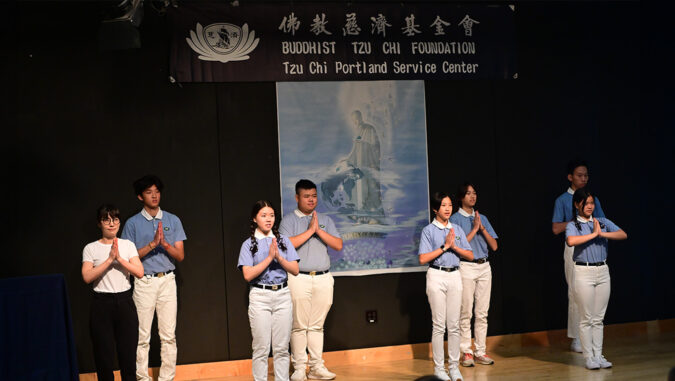 Portland Tzu Shao Sign Language Team performs songs in sign language