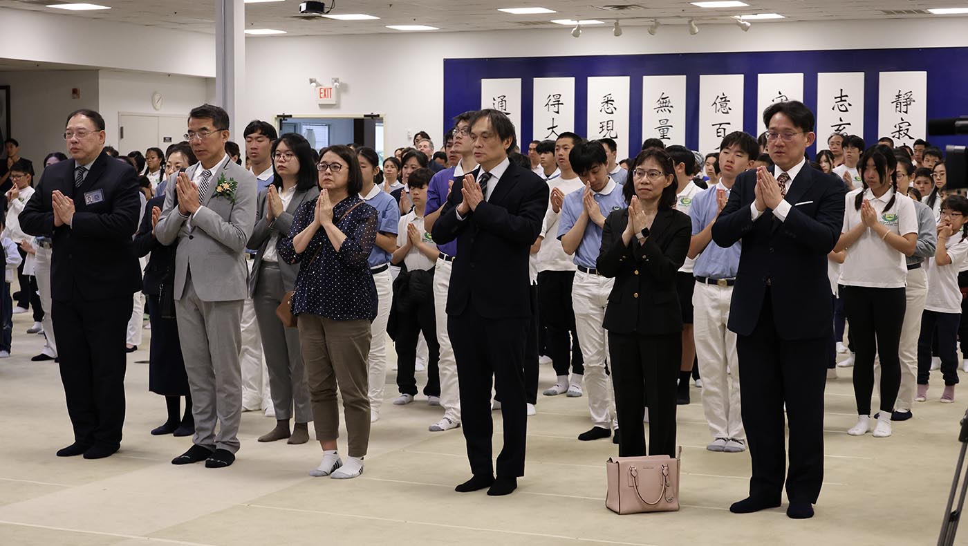 全體齊唱《浴佛偈》。攝影／王萬康