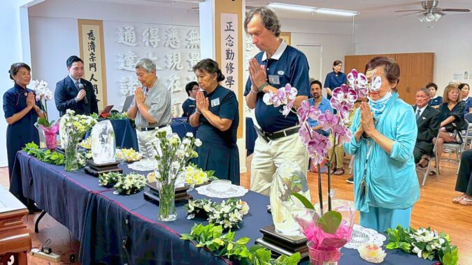 慈济夏威夷浴佛 虔诚的心念