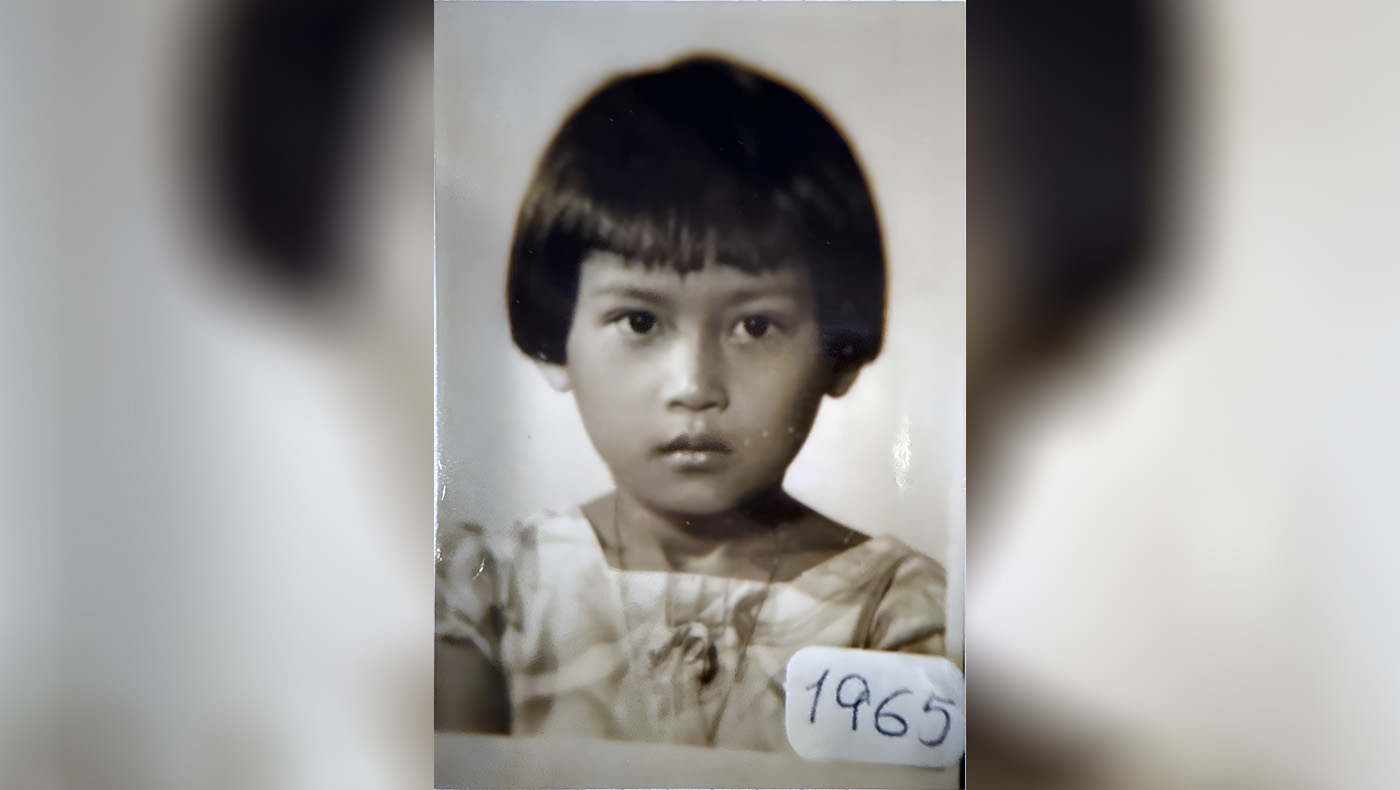 張璇兒出生在寮國一個傳統大家庭。1965年拍攝的幼年照片。圖片來源／張璇兒