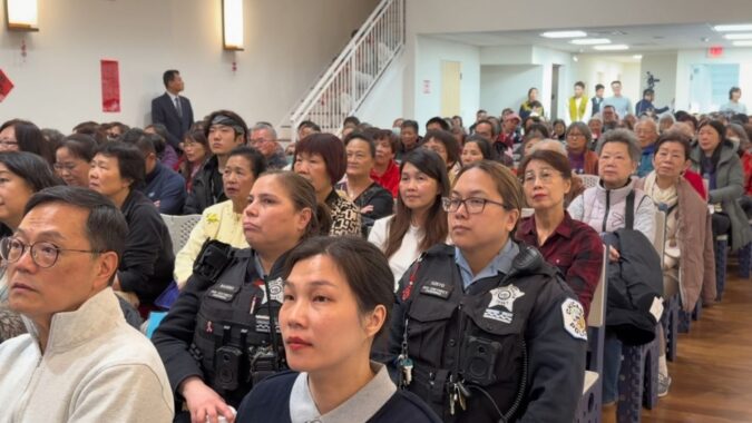 芝加哥中國城新春祈福 凝聚善念祈平安