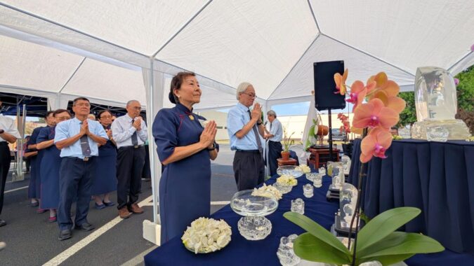 慈濟六十周年　奧蘭多首度戶外浴佛