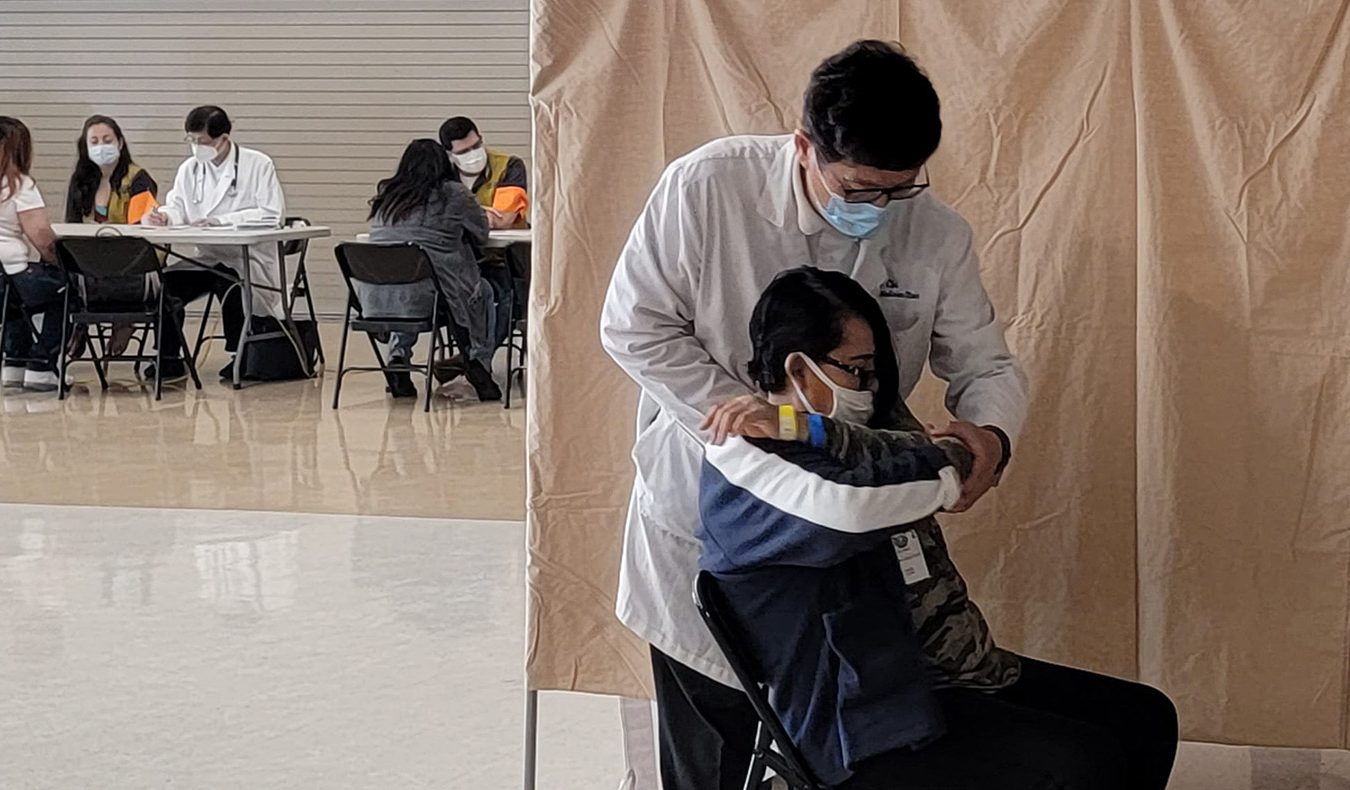 Tzu Chi medical team held its first post-pandemic free clinic in San Bernardino