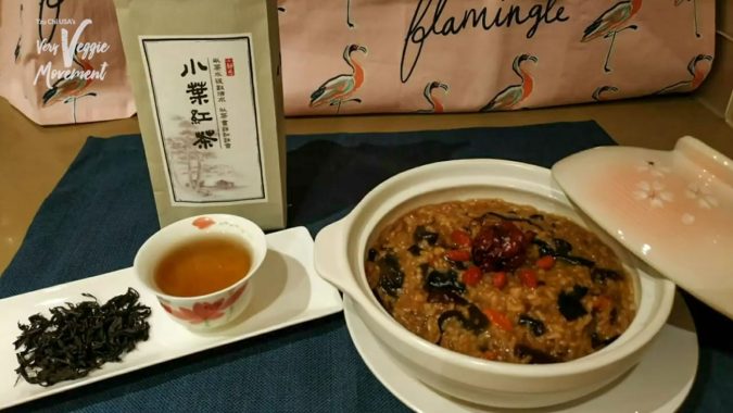 Very Veggie Recipe Submission: Jing Si Black Tea Porridge