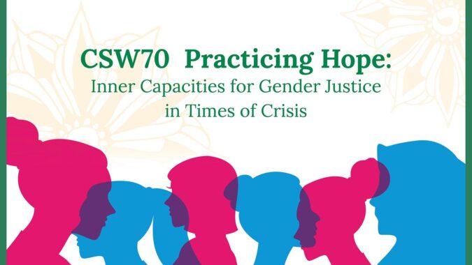 Practicing Hope: Inner Capacities for Gender Justice in Times of Crisis