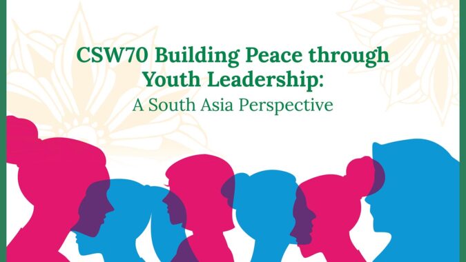 Building Peace through Youth Leadership: A South Asia Perspective