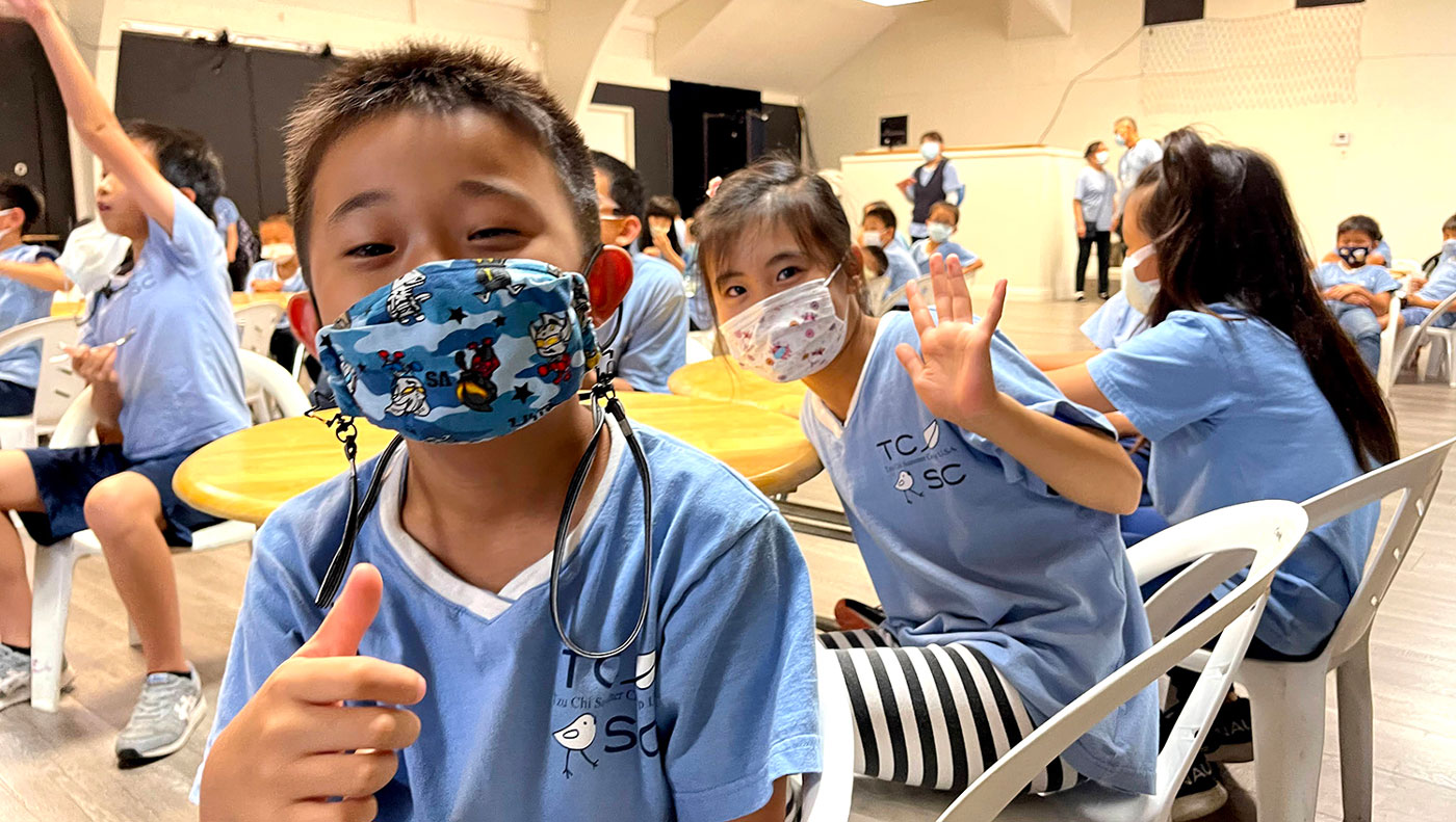 Since the start of the pandemic, students are finally able to attend summer camp in 2021. Photo/Wendy Wang