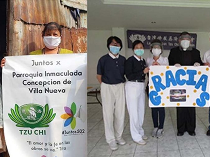 Tzu Chi Proporciona Ayuda Alimentaria a 500 Familias en Guatemala Durante la Pandemia del Covid-19