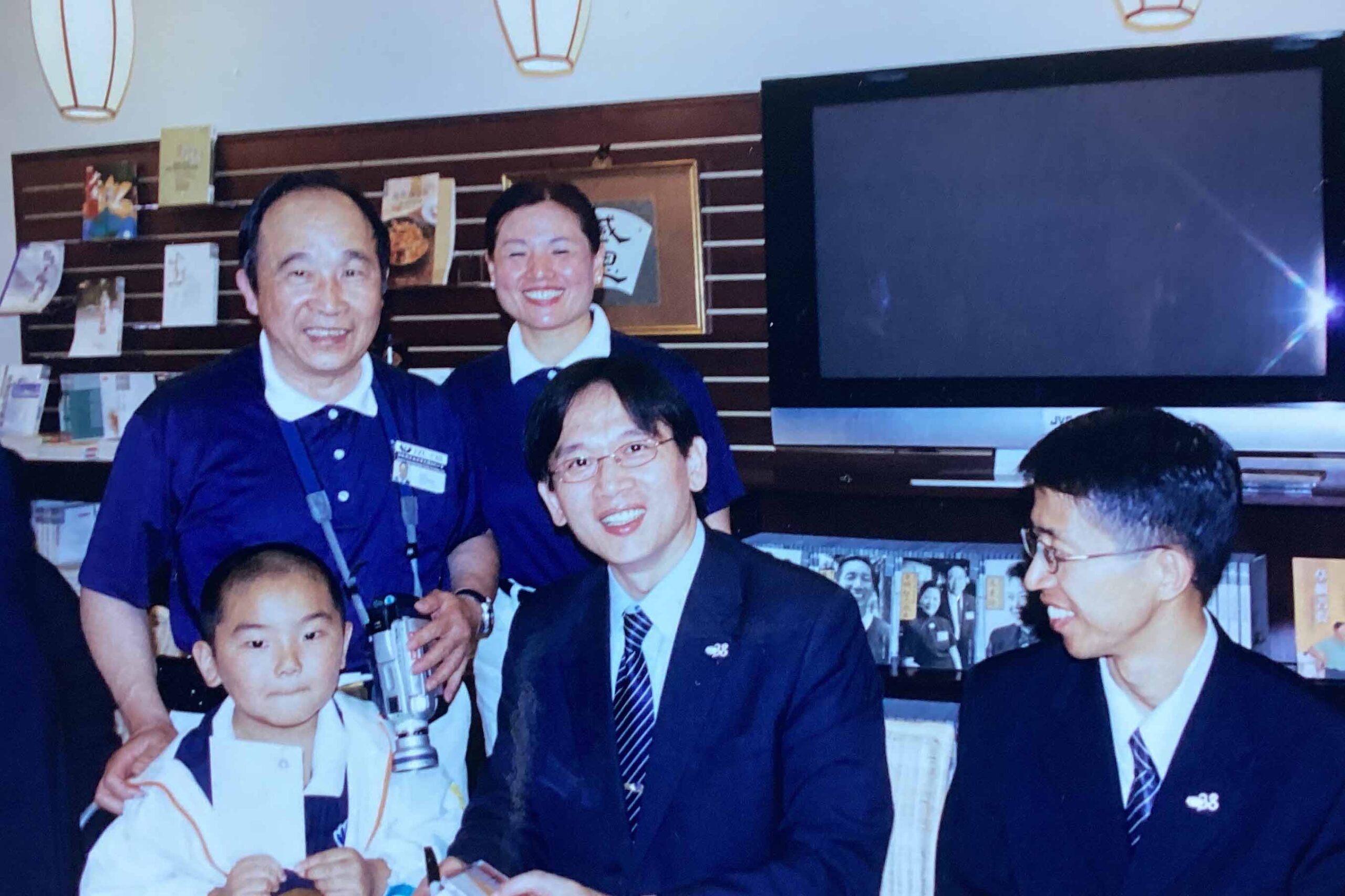 Old photo of Tzu Chi volunteer Jia Tian Liu