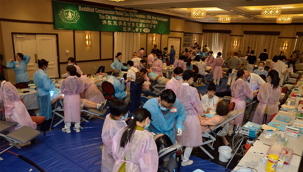 community free clinic at the Sheraton Hotel in Flushing on-site