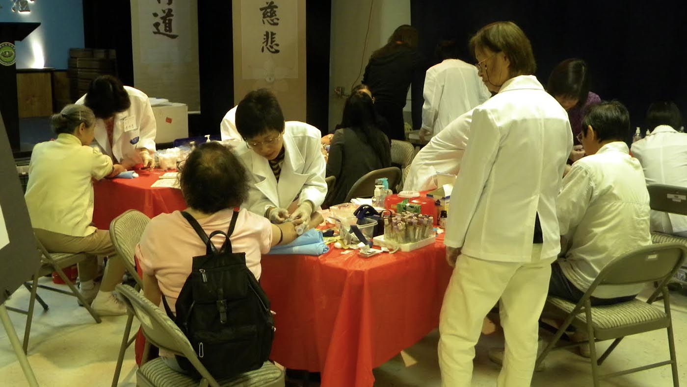 Tzu Chi organizes free kidney function screenings in collaboration with the National Kidney Foundation. Photo/Tzu Chi USA Northwest Region
