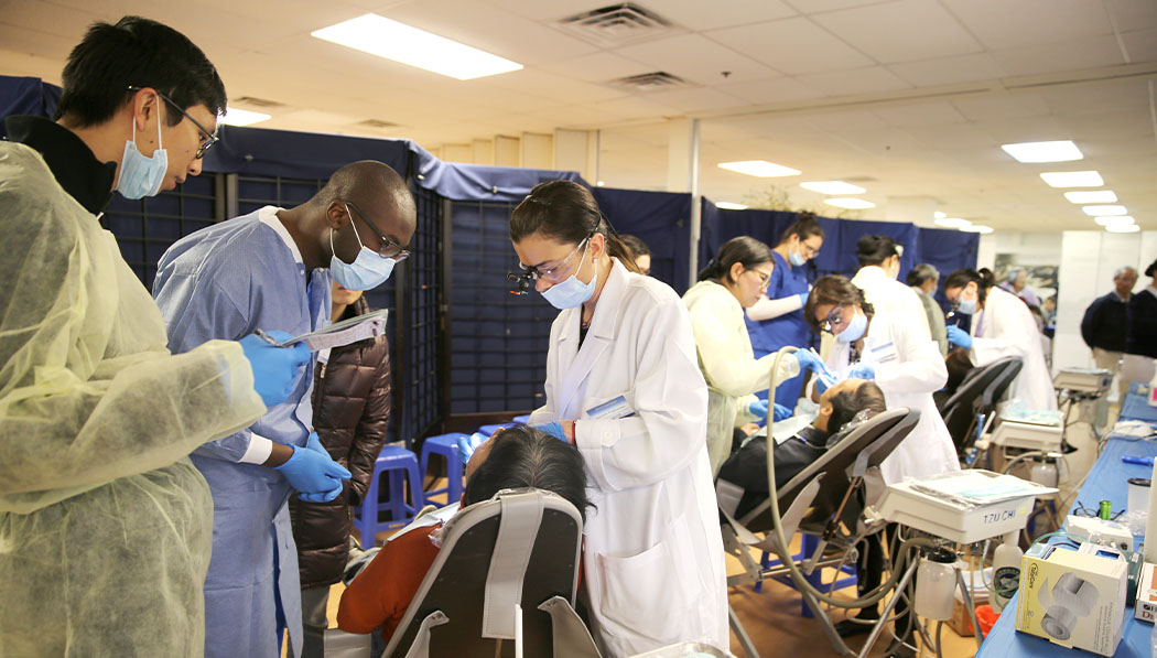 2016年5月22日人醫會在新澤西的第一場牙科義診現場