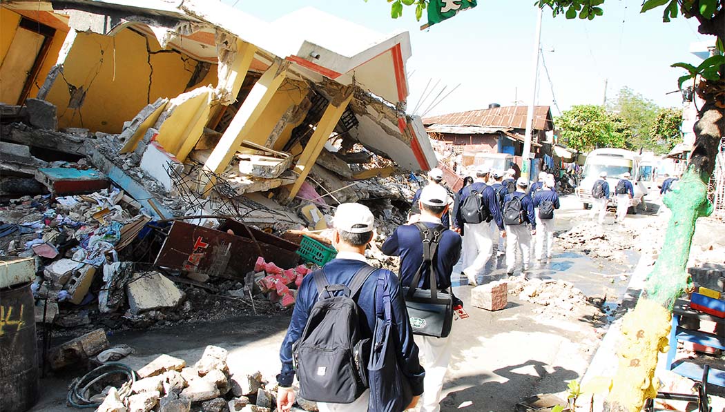 Tzu Chi disaster relief team enters the hardest-hit area of ​​Port-au-Prince