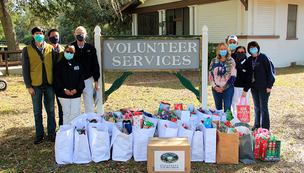 Orlando Service Center volunteers bring Christmas cheer in 2020 with gifts to the Tacachale Developmental Disability Center in Gainesville, Florida – continuing a 23-year tradition.