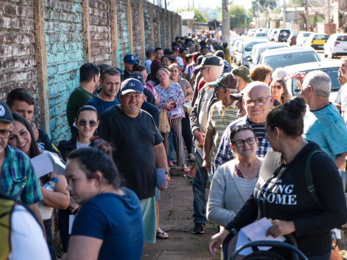 Inundación en Brasil: Amor que atraviesa Sudamérica