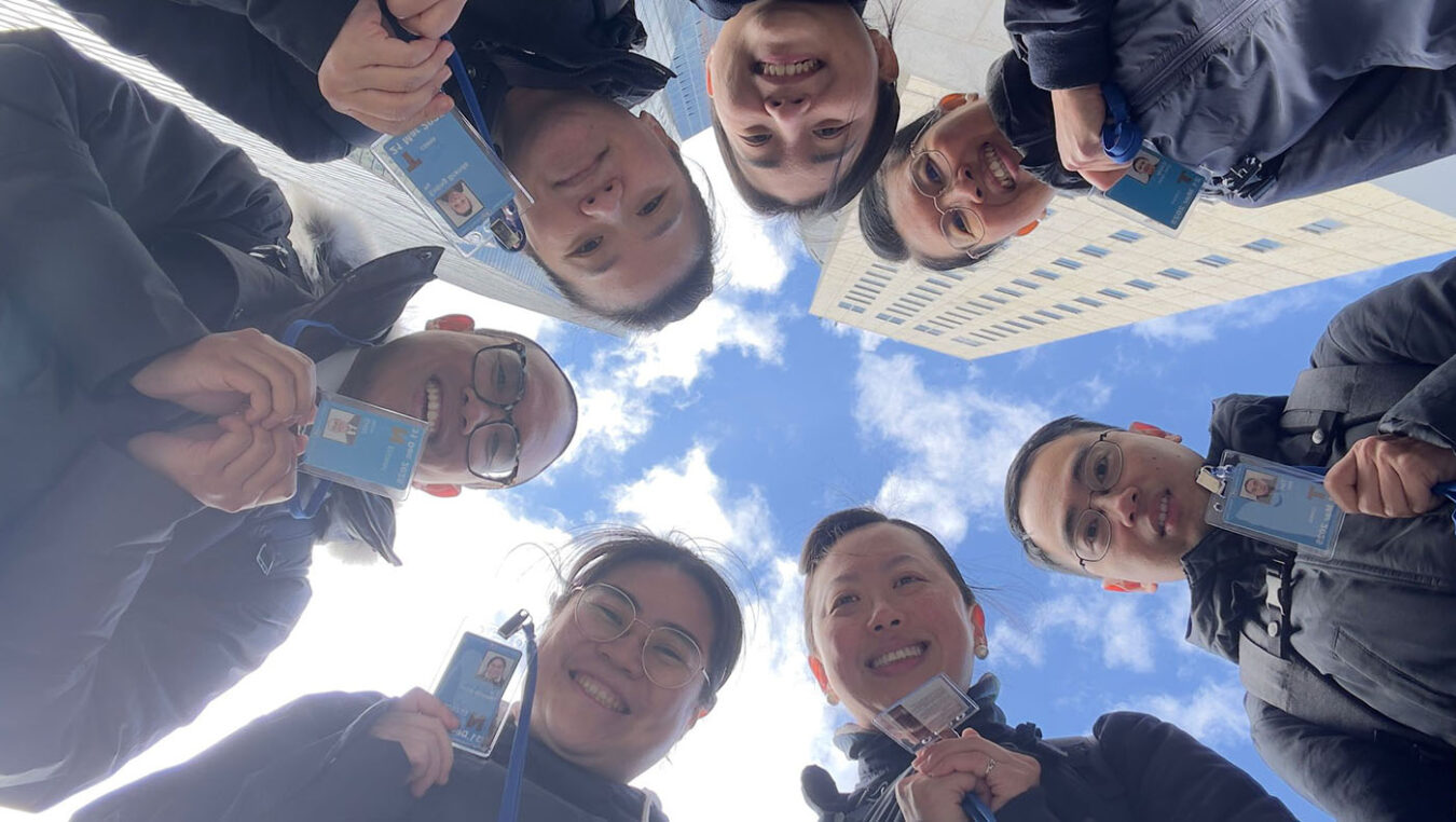 Tzu Chi representatives in NY