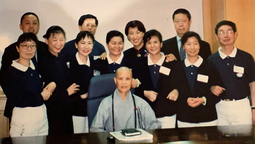 Tzu Chi volunteers from the United States, visits Master Cheng Yen at the Jing Si Abode